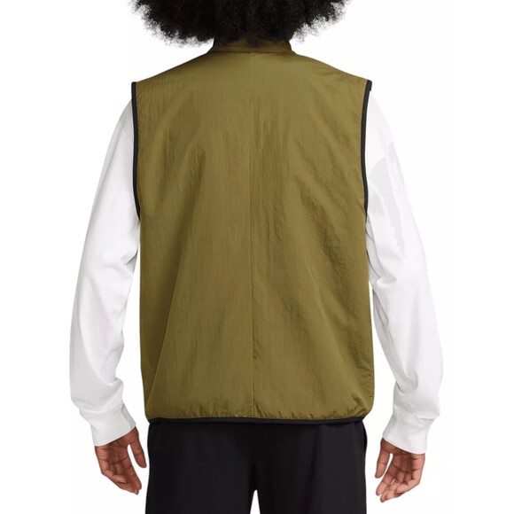 NEW NIKE FZ0748-307 TECH WOVEN GREEN POCKETS FZ UTILITY WIND VEST MEN'S LARGE - Picture 3 of 4